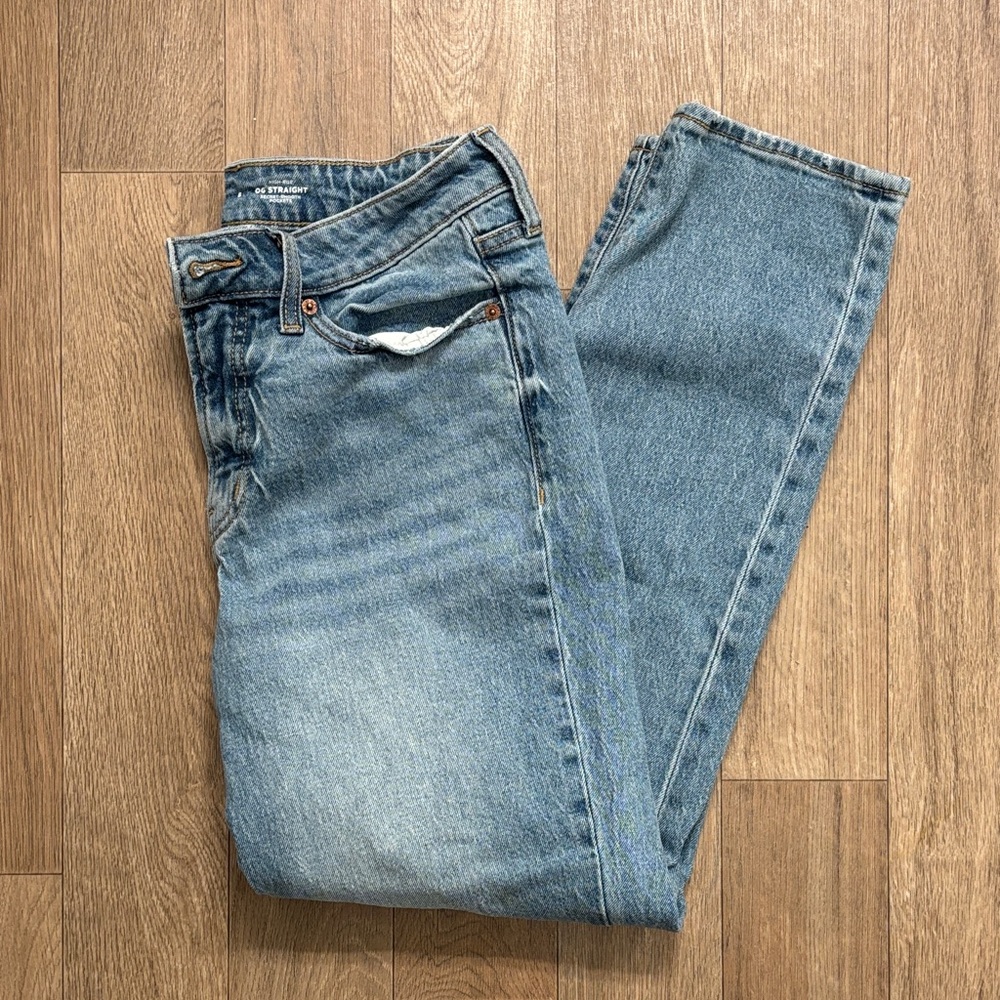 Old Navy Light Blue High-Rise Jeans